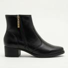 Bota Moleca Cano Curto Preta
