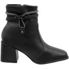 Bota Moleca Cano Médio Napa Berlim Strass Feminino