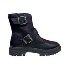 Bota Moleca Coturno Feminino Com duas Fivélas