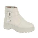 Bota Moleca Coturno Sola Alta Cor:Off WhiteTamanho:37