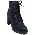 Bota Moleca Feminina Coturno De Salto Alto Tratorada