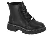 Bota Molekinha Coturno Infantil Menina Cano Curto 2182200
