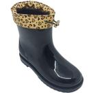 Bota Molekinha Menina Infantil com Detalhe de Coração Cor:Preto/Multi CamelTamanho:34