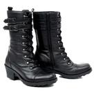 Bota Mondeo Strada Light Salto Médio Cadarço Feminina Bota Mondeo Strada Light Salto Médio Cadarço Feminina