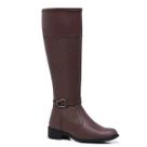 Bota Montaria Feminina Cano Alto Longo Salto Casual Country