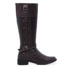Bota Montaria Feminina Cano Longo Leve Gmm Shoes Fivela Lateral 11079