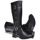 Bota Montaria Feminina Detalhe em Metal Cano Alto Bota Montaria Feminina Detalhe em Metal Cano Alto