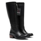 Bota Montaria Feminina Em Couro Legítimo Preta Ref. Mont-Preta