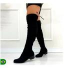 Bota Montaria Over The Knee em Camurça Acima Do Joelho Rodeio Country promoção Trevix!