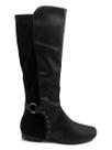 Bota Montaria Piccadilly Cano Longo Rasteira Preta 250281