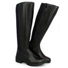 Bota Montaria Preta Feminina Estilo Elegância Conforto Leve 11760 Preto