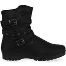 Bota Mooncity Rasteira Cano Curto Flat Inverno Confortavél Feminina 71124 (65228)