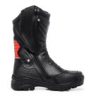 Bota Motociclista Masculina Couro Acero Speed Cano Alto