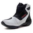 Bota Motociclista Semi-ipermeável AS-SPIRIT Atron Shoes - 410 - Branco Alvejado