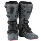 Bota Motocross Adulto Jett Lite CInza Piloto Off Road