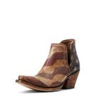 Bota ocidental ARIAT Dixon feminina Old Patriot tamanho 7,5