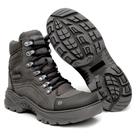 Bota Oppus grafite em couro legitimo resistente coturno
