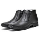 Bota Ortopédica Masculina Couro Conforto Dia a Dia