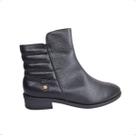 Bota Ortopedica Usaflex Salto robusto Social couro AP0200