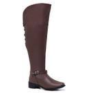 Bota Over Cano Alto Feminina Ajuste na Panturilha Gmm Shoes 11503