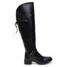 Bota over the knee bico redondo plus size com regulagem br 2