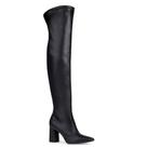 Bota Over The Knee Com Salto J1354 Feminina - Preta