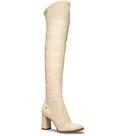 Bota Over The Knee Mississipi Q8714-0003 Feminina - Baunilha
