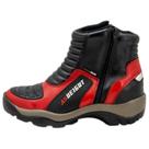 Bota para motociclista Palmilha 9cm couro AS-HEIGHT 950 AT3