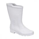 Bota Pega Forte Branco Cano Medio N.39