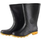 Bota Pega Forte Preta/amarela 323 No.37 Sem Meia - GRENDENE