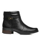 Bota Pegada 282014 Feminina em Couro Original - PRETO - 37