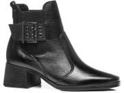 Bota Pegada 282351-02 Feminina em Couro Preta