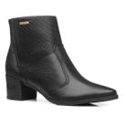 Bota Pegada Cano Curto Bico Fino Couro 280502