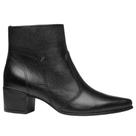 Bota pegada cano curto couro feminino 280906