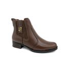 Bota Pegada Cano Curto De Couro 282003 Toffe