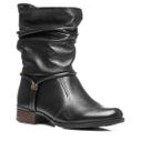 Bota Pegada Cano Longo em Couro Preto - Feminina 282012 02
