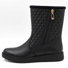 Bota Pegada Cano Médio Matelassado Feminina Bota Pegada Cano Médio Matelassado Feminina