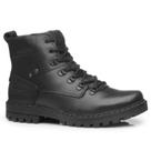 Bota Pegada Coturno 181501-01 Masculino De Couro Legitimo