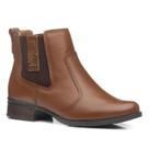 Bota Pegada Coturno 282003 Cano Curto Couro Macio Mulher