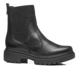 Bota Pegada Coturno Salto Tratorado Feminino Couro 282407-04