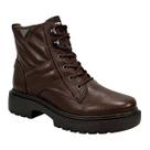 Bota Pegada Coturno Vittoria Feminino 282411 Couro Marrom Bota Pegada Coturno Vittoria Feminino 282411 Couro Marrom