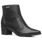 Bota Pegada em Couro Feminina Bico Fino - 280502