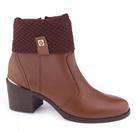 Bota Pegada Fem couro Burnished 280305 forrada pelo polaina