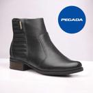 Bota Pegada Feminina em Couro 282008 Bota Pegada Feminina em Couro 282008