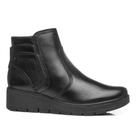 Bota Pegada Feminina em Couro Preto 280802-03 Bota Pegada Feminina em Couro Preto 280802-03
