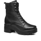 Bota Pegada feminina em couro preto