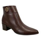 Bota Pegada Verona Bico Fino 280512 Couro Marrom