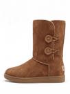 Bota peluciada feminina fs flex 7005 camurça