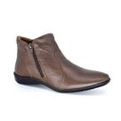 Bota perlatto angel couro ziper ref ang012e feminino