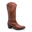 Bota perlatto new western cano alto ref nwe001 feminino